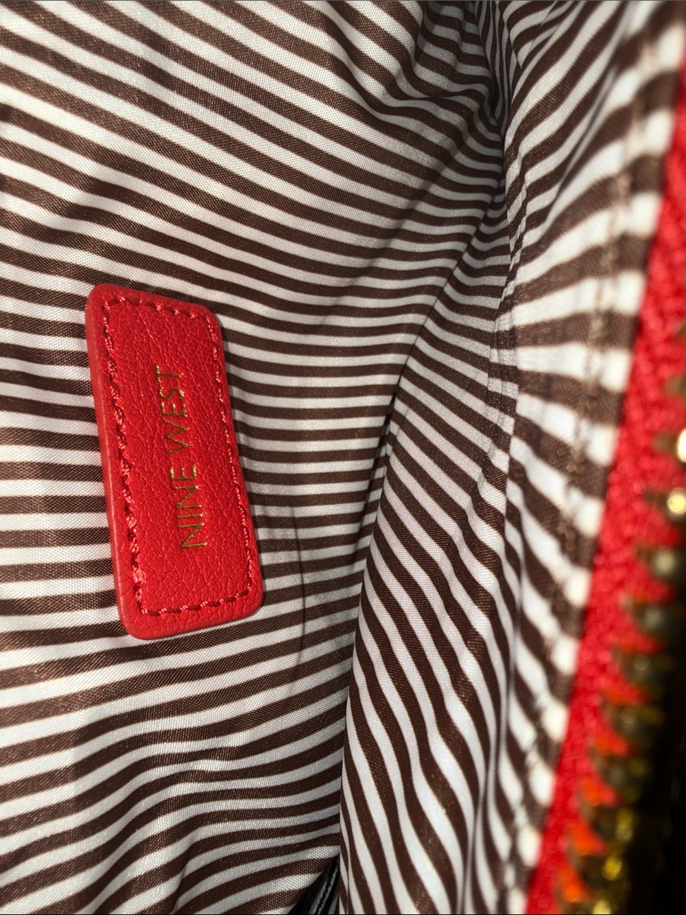 Red Patterned‎ Crossbody Bag - Picture 7 of 7